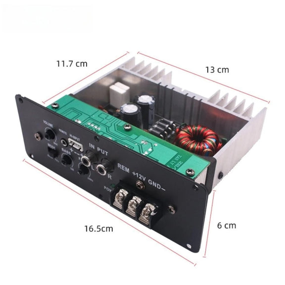 12V Car Audio Modification Ultra-thin Subwoofer Audio Amplifier Board RMS80W