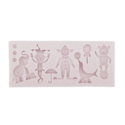 Circus Themed Clown Animal Silicone Mold Baking Cake Decoration Mold, Spec: A823 Gray