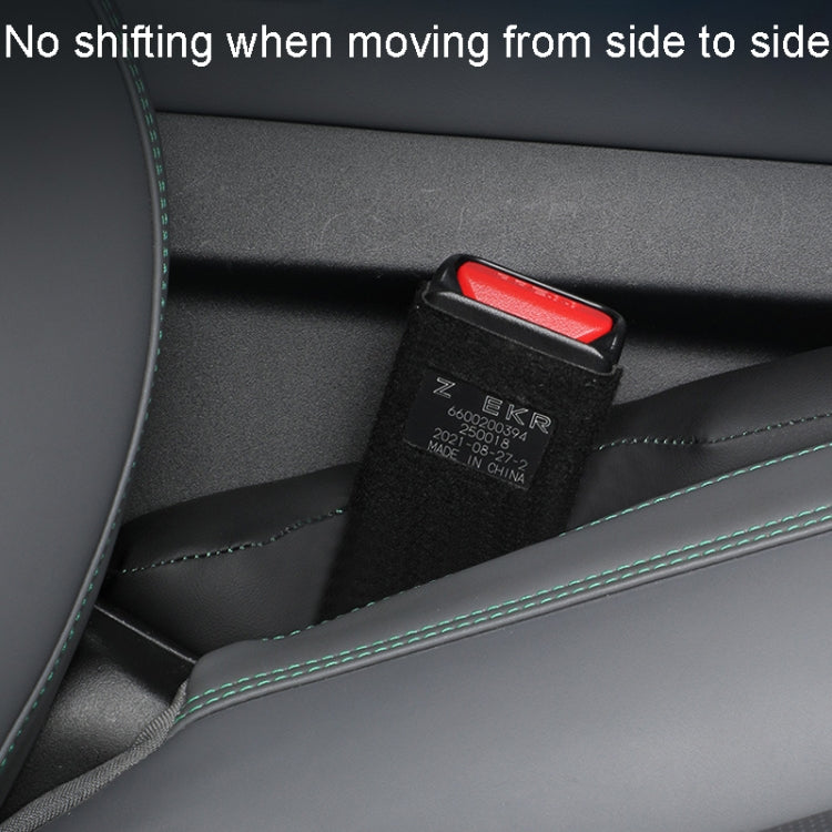 1pair Car Seat Storage Organizer Seat Anti Leakage Seam Fillers(Black)