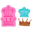 Crown Silicone Chocolate Fondant Baking Cake Mold Handmade Soft Pottery Glue Mold(Pink) - Food Molds by PMC TechLife | Online Shopping South Africa | PMC TechLife
