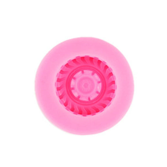 Sports Car Trophy Medal Tire Silicone Mold Glue Plaster Candle Baking Decorative Mold, Specification: 15-233