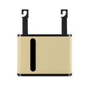 Car Seat Back Hanging Tissue Storage Box(Beige)