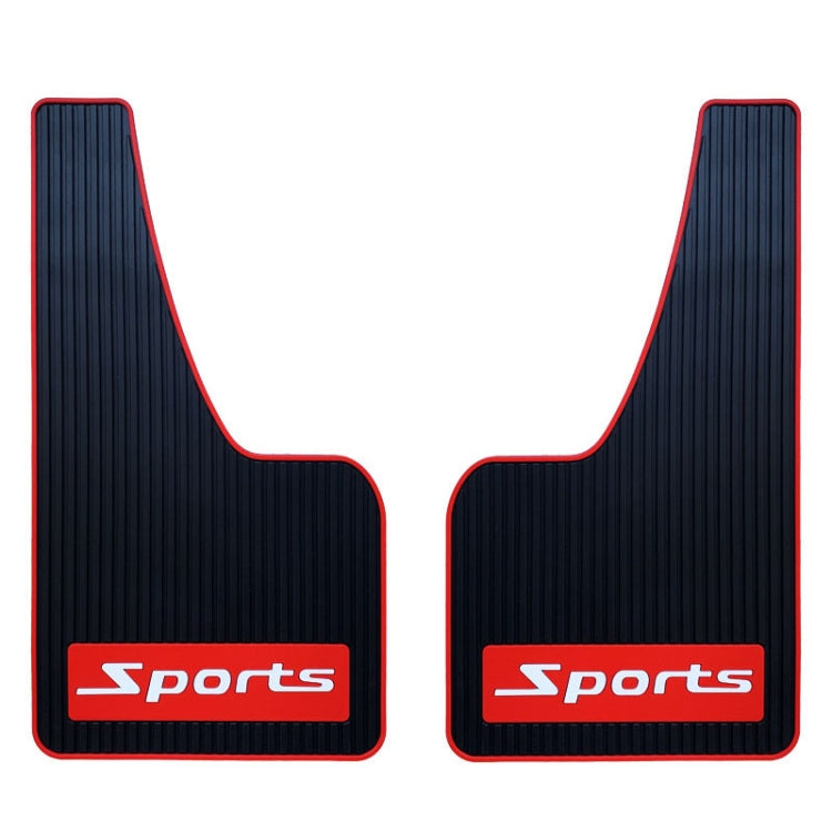 2pcs Car Tire Mud Flap Modification Plastic Anti-Splash Mud Flap, Style: Large Sports