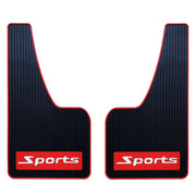 2pcs Car Tire Mud Flap Modification Plastic Anti-Splash Mud Flap, Style: Large Sports