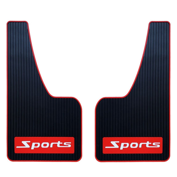 2pcs Car Tire Mud Flap Modification Plastic Anti-Splash Mud Flap, Style: Large Sports