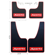 2pcs Car Tire Mud Flap Modification Plastic Anti-Splash Mud Flap, Style: Sports