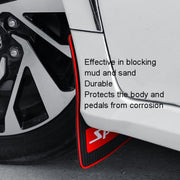 2pcs Car Tire Mud Flap Modification Plastic Anti-Splash Mud Flap, Style: Sports
