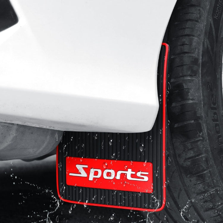 2pcs Car Tire Mud Flap Modification Plastic Anti-Splash Mud Flap, Style: Sports