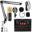BM800+V8S Sound Card Set  Audio Condenser Mic Studio Singing Microphone - Microphone Audio Cable & Connector by PMC TechLife | Online Shopping South Africa | PMC TechLife | Buy Now Pay Later Mobicred