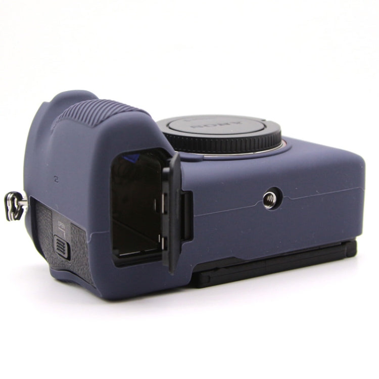 For Sony A7RV Mirrorless Camera Protective Silicone Case, Color: Coffee