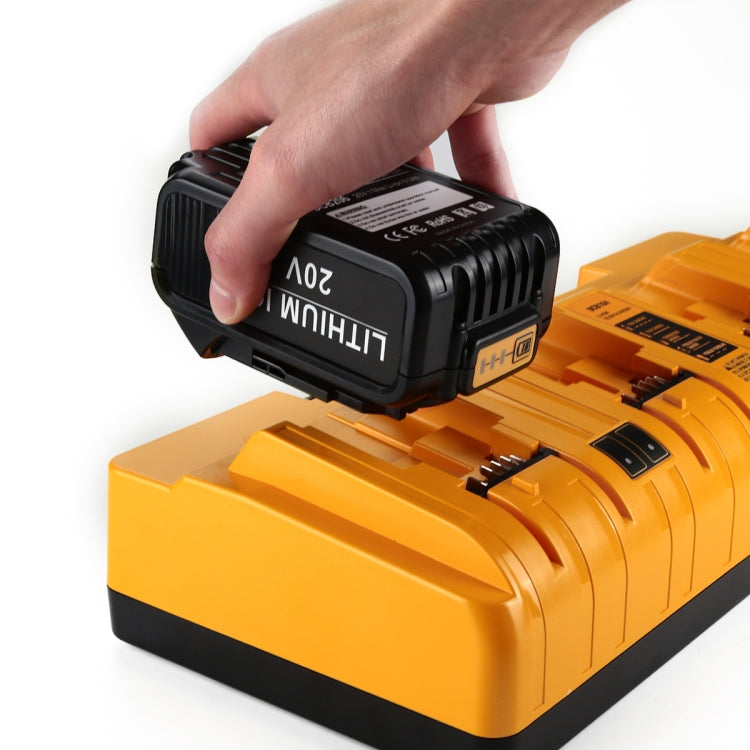 DCB104 Portable Fast Charger 12V-20V Electric Tool Lithium Battery Charger, For Dewalt DCB127 / DCB200 / DCB205 / DCB206, Plug: EU
