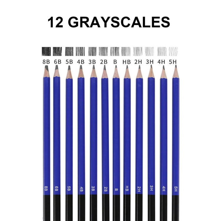 35-in-1 Painting Sketch Pencil Set Professional Drawing Tools(5H-8B)