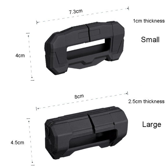 Small Car Seatbelt Buckle Protective Cover Anti Scratch Silicone Protector For Safety Belt Plugs(Black)