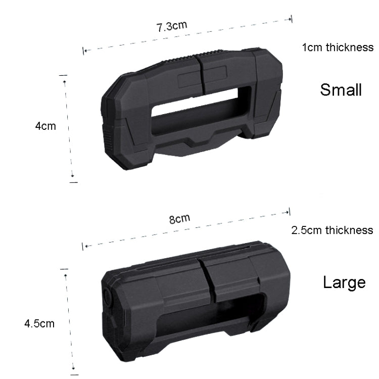 Small Car Seatbelt Buckle Protective Cover Anti Scratch Silicone Protector For Safety Belt Plugs(Black)