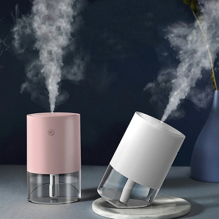 350ml Ultrasonic Air Humidifier Mini Angle Adjustment Car Air Purifier, Spec: USB Plug Green