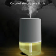 350ml Ultrasonic Air Humidifier Mini Angle Adjustment Car Air Purifier, Spec: 800 mAh Pink