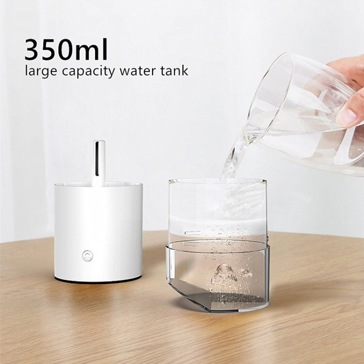 350ml Ultrasonic Air Humidifier Mini Angle Adjustment Car Air Purifier, Spec: USB Plug Green