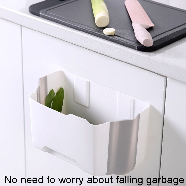 Foldable Car Bin Dual-Use Dustbin Organizer For Home And Car(White)