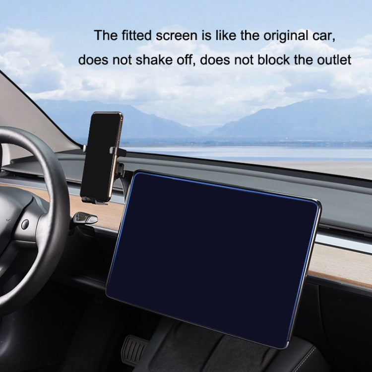For Tesla 2019-2022 Model3/Y Car Central Control Screen Mobile Phone Holder(1set)