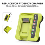 36-40V Tool Cutting Machine Battery Charger, For RYOBI PO401 / PO403 / PO400, Plug: US