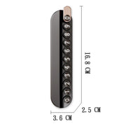 Car Temporary Parking Plate With Aroma Diffuser Moving Car Phone Number Plate Box Packing(Black)