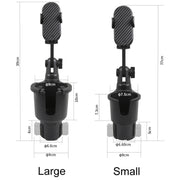 Car Centre Navigation Mobile Phone Holder 360 Rotating Water Cup Holder, Size: Small