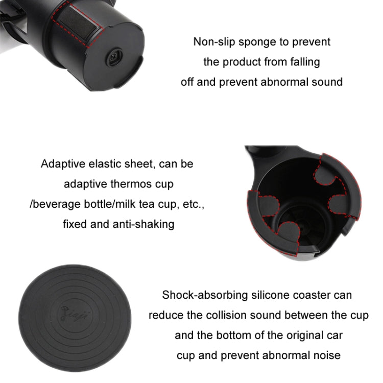 Car Centre Navigation Mobile Phone Holder 360 Rotating Water Cup Holder, Size: Small