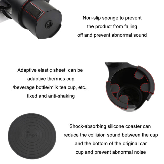 Car Centre Navigation Mobile Phone Holder 360 Rotating Water Cup Holder, Size: Small