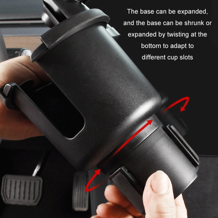 Car Centre Navigation Mobile Phone Holder 360 Rotating Water Cup Holder, Size: Small