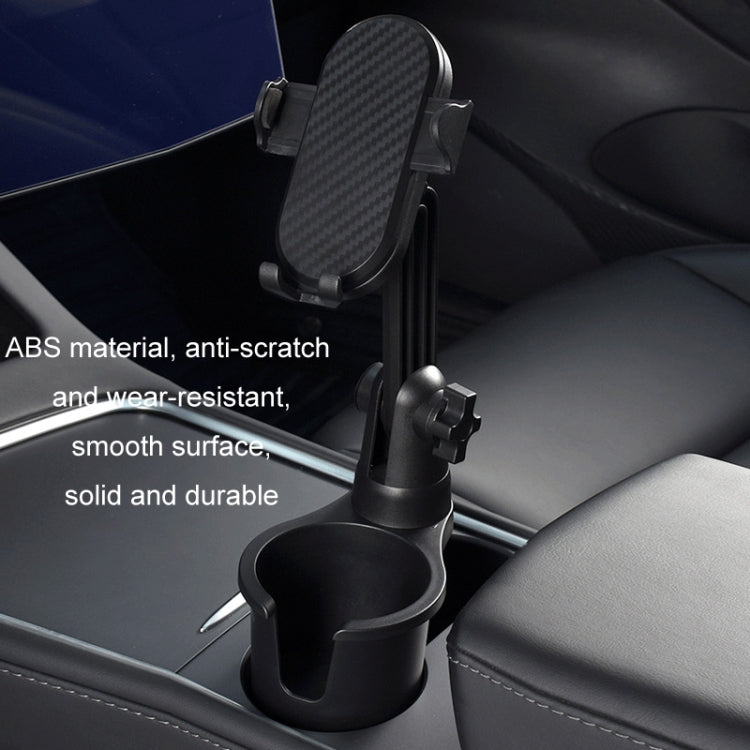 Car Centre Navigation Mobile Phone Holder 360 Rotating Water Cup Holder, Size: Large
