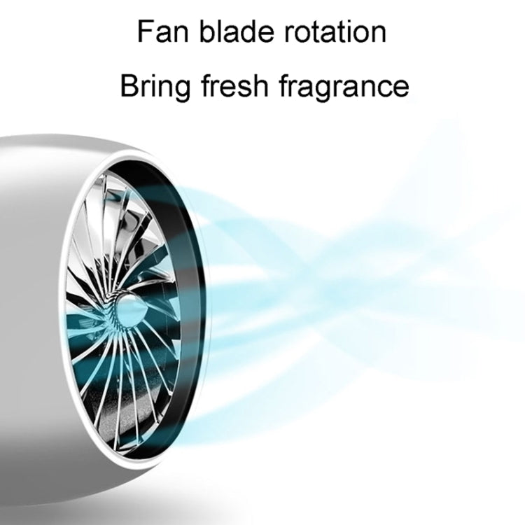 Car Fragrance Super Engine Car Air Conditioning Aroma Diffuser Outlet Ornament, Model: Bright Silver Blue Light