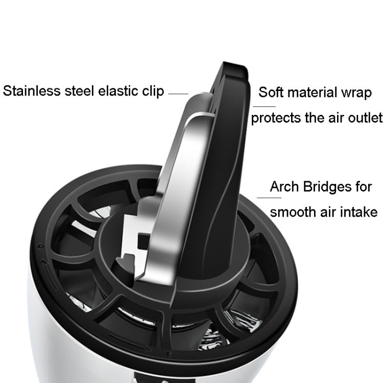 Car Fragrance Super Engine Car Air Conditioning Aroma Diffuser Outlet Ornament, Model: Bright Silver Blue Light