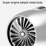 Car Fragrance Super Engine Car Air Conditioning Aroma Diffuser Outlet Ornament, Model: Bright Silver Blue Light