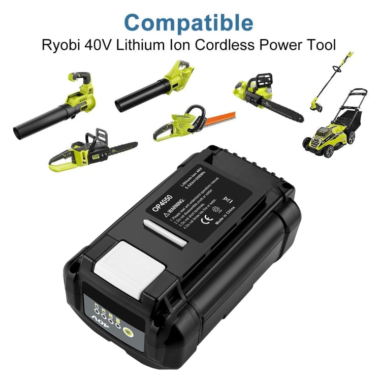4000mAh For Ryobi OP4026A / OP4050 40V Lawn Mowers Lithium-ion Battery