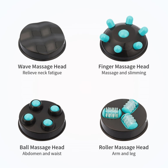 4 in 1 Electric Massager Handheld Fat Pusher Infrared Massager 220V EU Plug