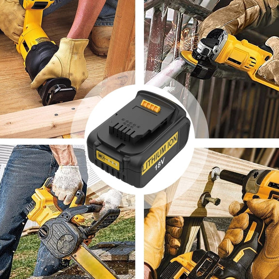 3000mAh For Dewalt DCB180 / DCB181 / DCB200 18V Electrical Tools Spare Battery