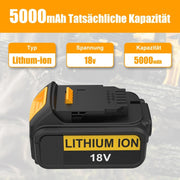 6000mAh For Dewalt DCB180 / DCB181 / DCB200 18V Electrical Tools Spare Battery