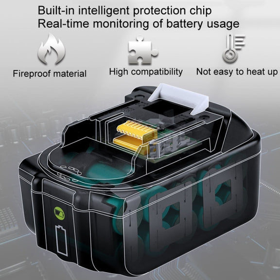 3000mAh For Makita BL1830 / BL1850 18V Cordless Power Tool Accessories Lithium Battery Pack