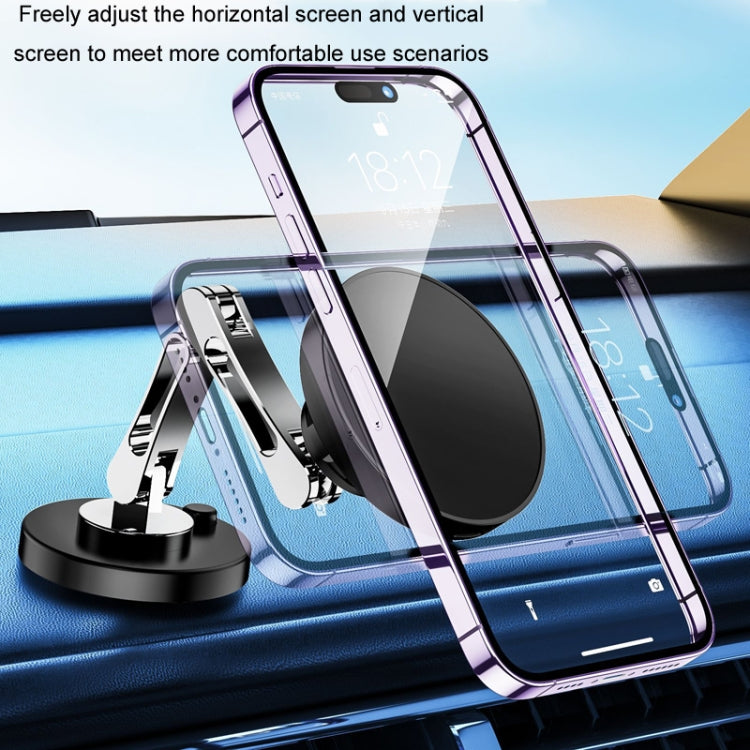 Magsafe Magnetic Mobile Phone Navigation Rotating Bracket, Model: Without Wireless Charging