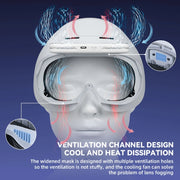 For PICO 4 Hibloks VR Glasses Face Cushion Protector Pad With Fan, Spec: 2pcs Ice Silk
