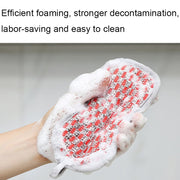 5pcs Double-sided Absorbent Kitchen Dishwashing Sponge Multifunctional Cleaning Rag, Style: Blue