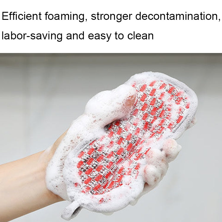 Double-sided Absorbent Kitchen Dishwashing Sponge Multifunctional Cleaning Rag, Style: 3pcs /set