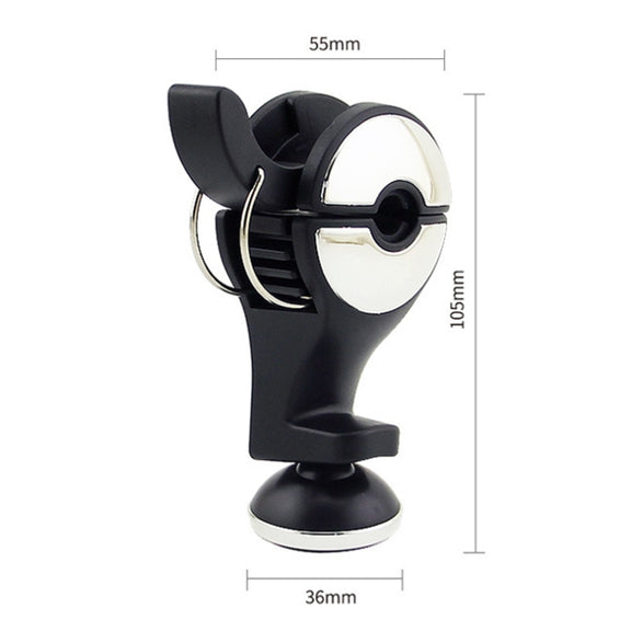 Multifunctional Car Cushion Magnetic Mobile Phone Holder Car Inside Supplies, Color: Silver
