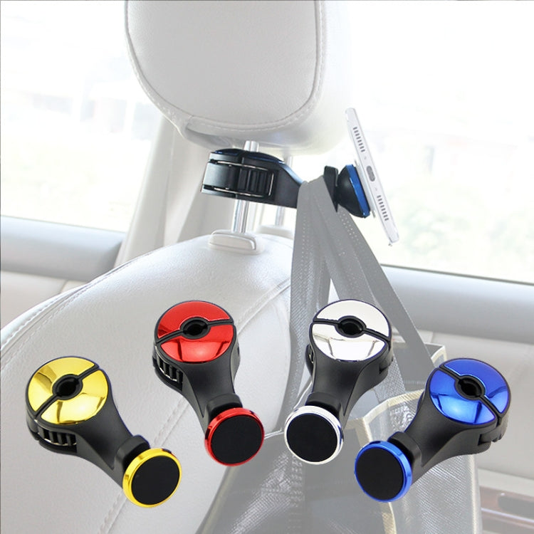 Multifunctional Car Cushion Magnetic Mobile Phone Holder Car Inside Supplies, Color: Silver