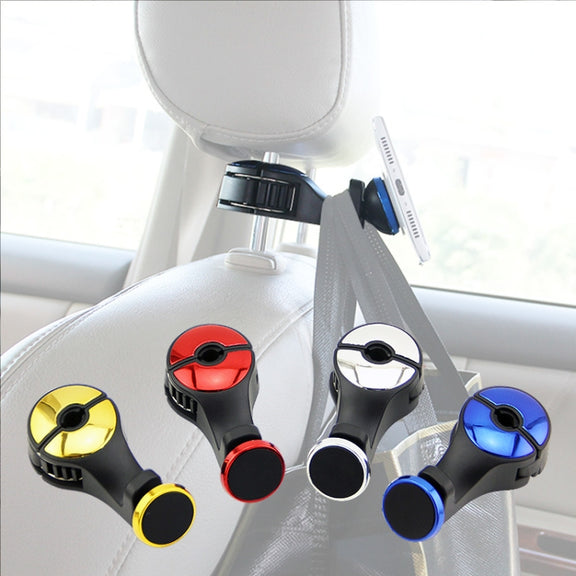 Multifunctional Car Cushion Magnetic Mobile Phone Holder Car Inside Supplies, Color: Silver