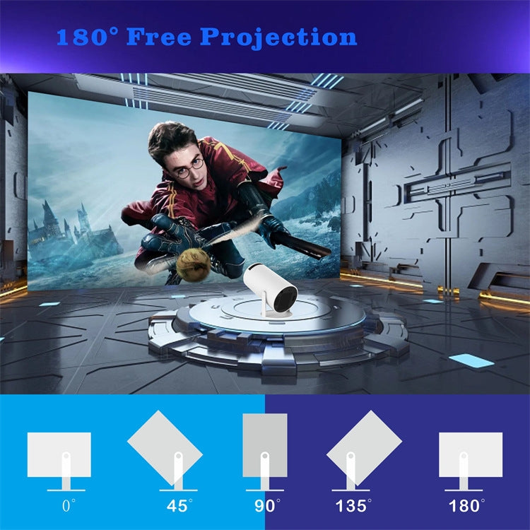HY300 Smart Projector Android 11.0 System 120 Lumen Portable Projector AU Plug
