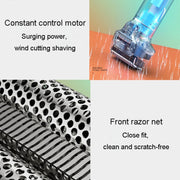 Men Reciprocating 3-Blade Rechargeable Shaver Washable Portable Beard Razor(Gray)