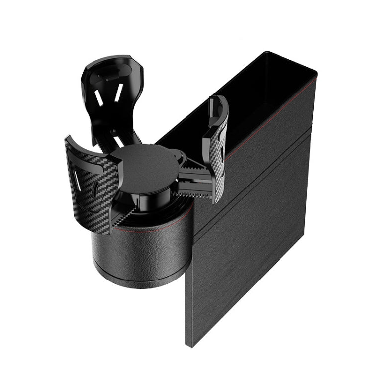 Car Seat Gap Storage Box Car Water Cup Holder Ashtray, Color: Right Black