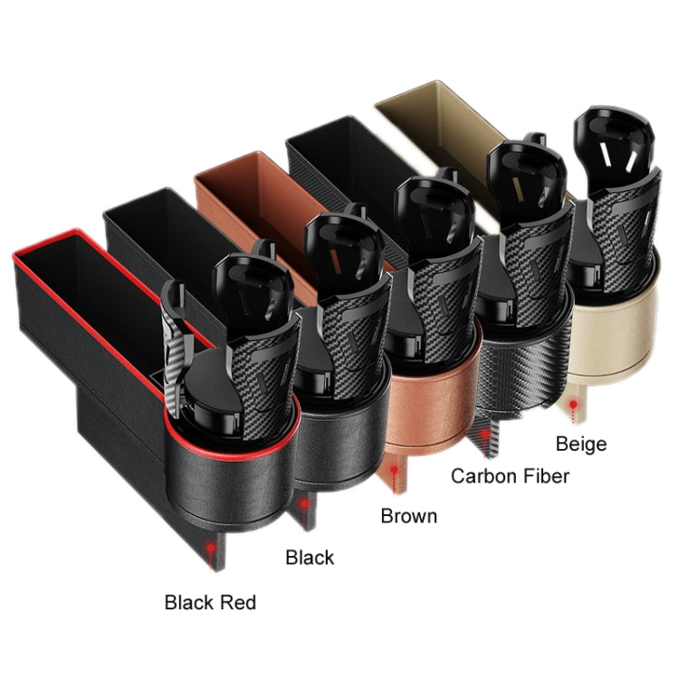 Car Seat Gap Storage Box Car Water Cup Holder Ashtray, Color: Left Black