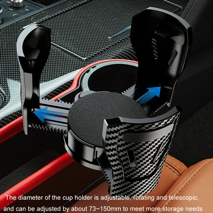 Car Seat Gap Storage Box Car Water Cup Holder Ashtray, Color: Left Black Red